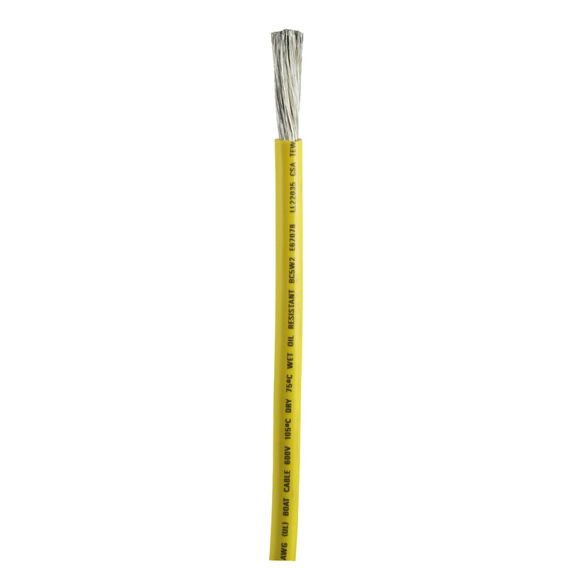 Ancor Yellow 2 AWG Battery Cable – 100′ [114910]