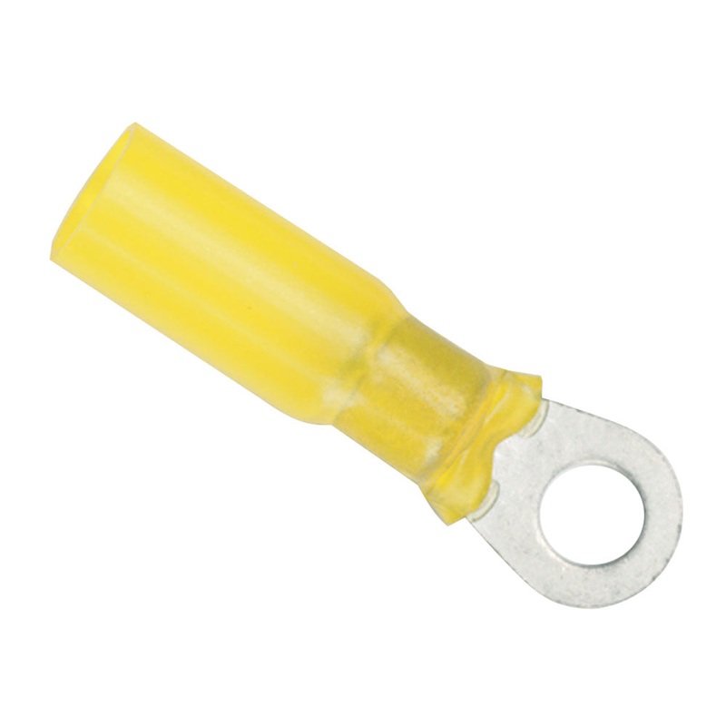 Ancor 12-10 Gauge – 5/16″ Heat Shrink Ring Terminal – 3-Pack [312503]