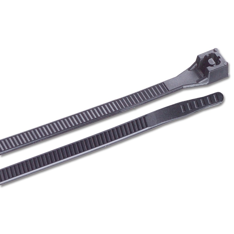 Ancor 14″ UV Black Standard Cable Zip Ties – 100 Pack [199215]