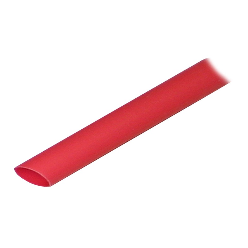 Ancor Adhesive Lined Heat Shrink Tubing (ALT) – 1/2″ x 48″ – 1-Pack – Red [305648]