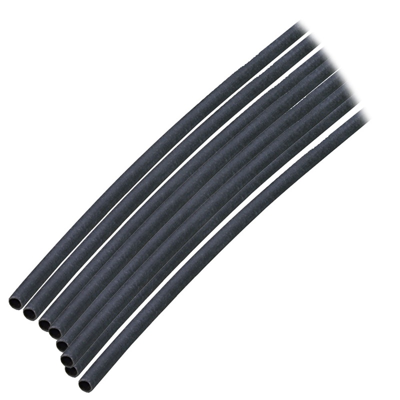 Ancor Adhesive Lined Heat Shrink Tubing (ALT) – 1/8″ x 12″ – 10-Pack – Black [301124]