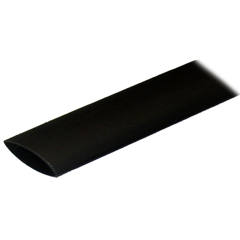 Ancor Adhesive Lined Heat Shrink Tubing (ALT) – 1″ x 48″ – 1-Pack – Black [307148]