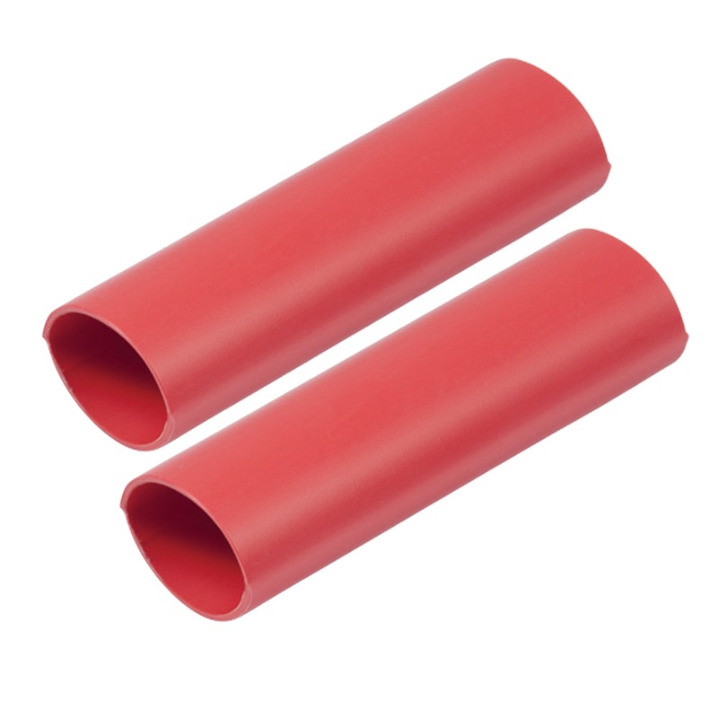 Ancor Heavy Wall Heat Shrink Tubing – 1″ x 12″ – 2-Pack – Red [327624]