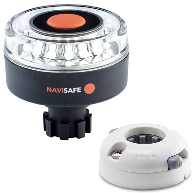 Navisafe Navilight 360 2NM w/Navibolt Base  Horizontal Mount – White [042KIT5]