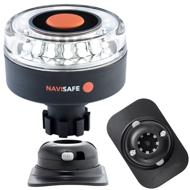 Navisafe Navilight 360 2NM w/Navibolt Base  RIB Mount – Black [042KIT2]
