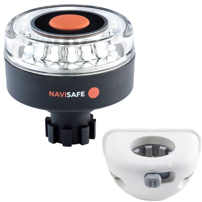Navisafe Navilight 360 2NM w/Navibolt Base  Vertical Mount – White [042KIT6]