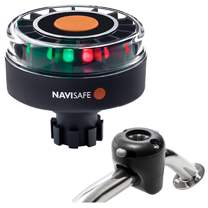 Navisafe Navilight Tricolor 2NM w/Navibolt Base  Rail Mount – Black [342KIT]