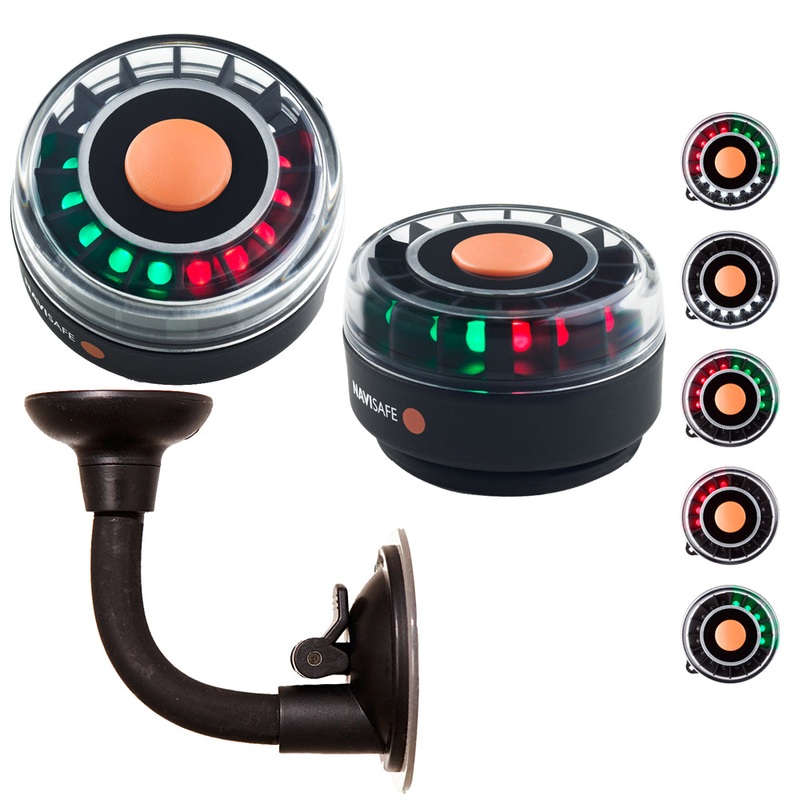 Navisafe Portable Navilight 2NM – TriColor w/Bendable Suction Cup Mount [305KIT2]