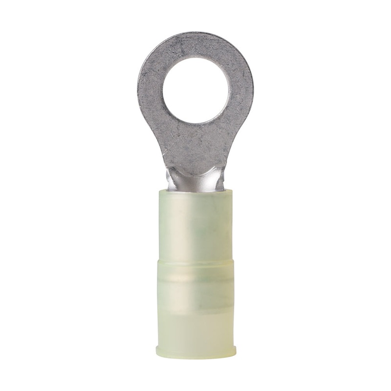 Ancor 12-10 AWG – 1/4″ Nylon Ring Terminal – 100-Pack [220224]