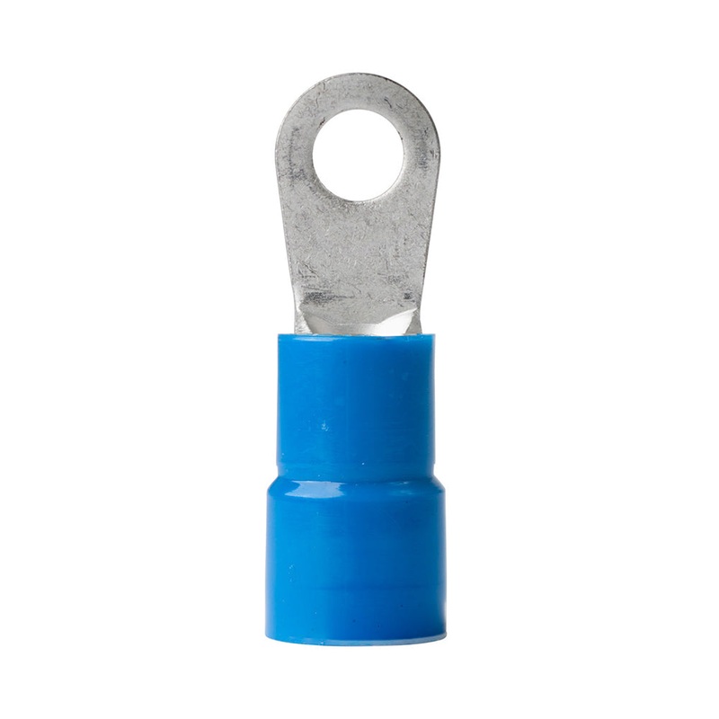 Ancor 6 AWG – 1/4″ Nylon Ring Terminal – 25-Pack [210244]