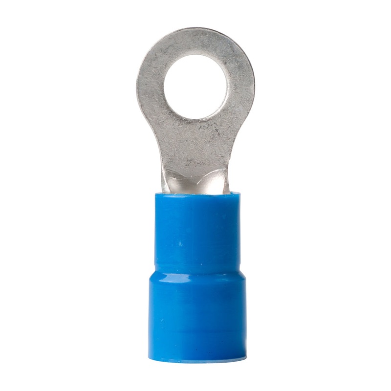 Ancor 6 AWG – 5/16″ Nylon Ring Terminal – 25-Pack [210245]