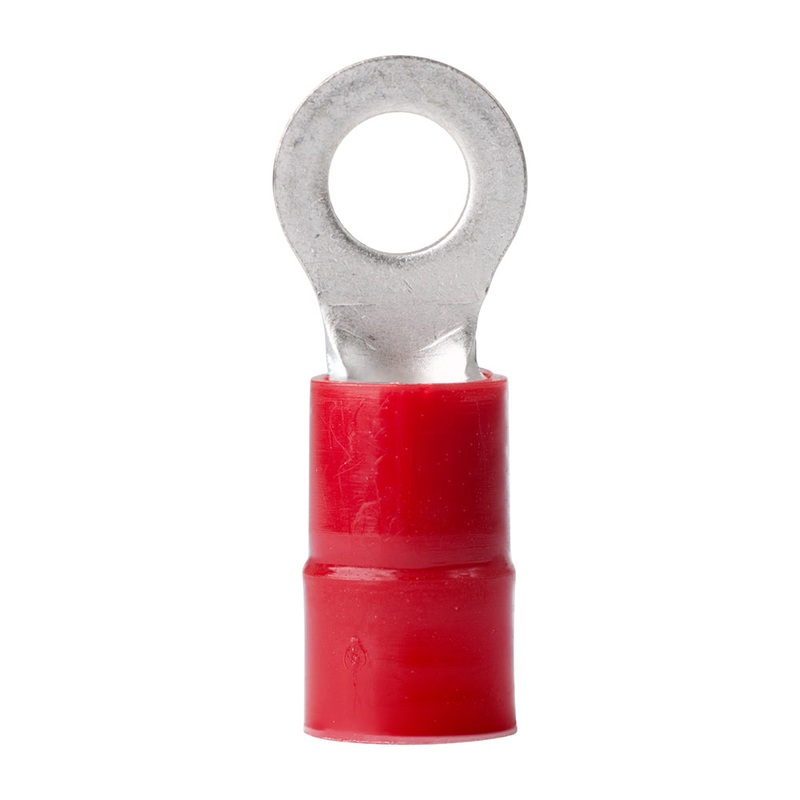 Ancor 8 AWG – 1/4″ Nylon Ring Terminal – 100-Pack [222234]