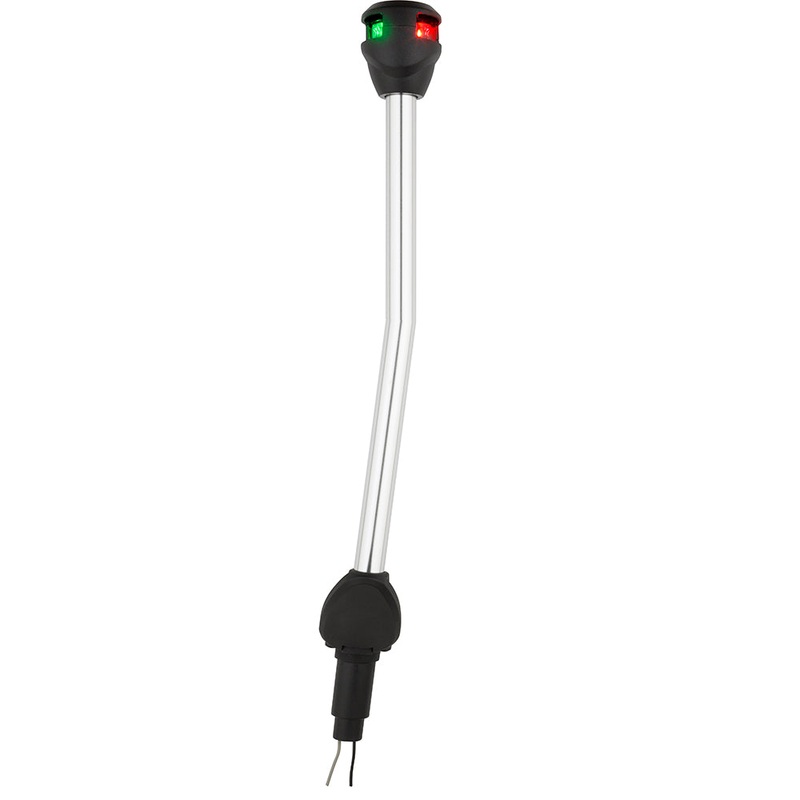 Attwood LightArmor Bi-Color Navigation Pole Light – Angled – 14″ [NV6LC1-14A7]