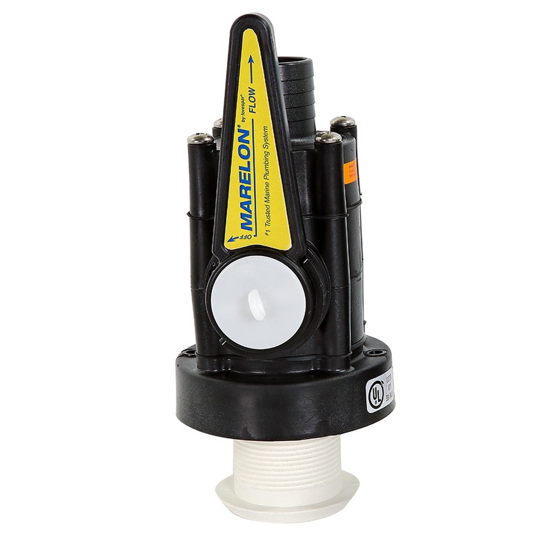 Forespar Marelon Full-Flow Seacock  1-1/2″ Mushroom Through-Hull [904046ABYC]
