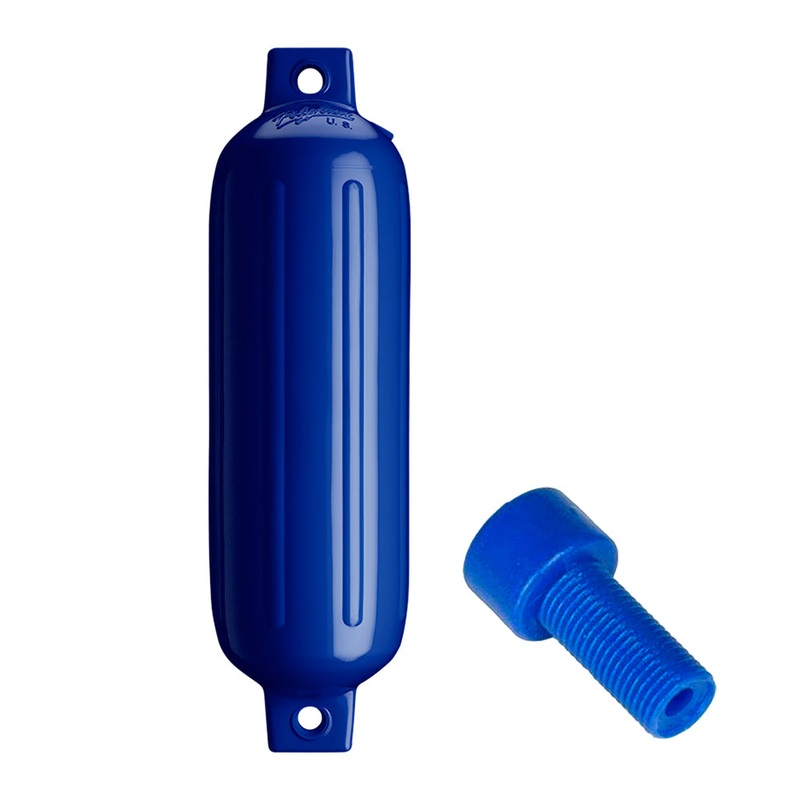 Polyform G-3 Twin Eye Fender 5.5″ x 19″ – Cobalt Blue w/Adapter [G-3 COBALT BLUE W/AIR ADAPTER]