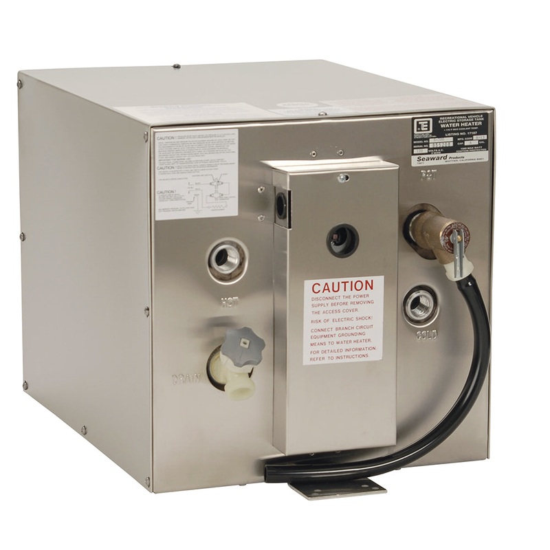 Whale Seaward 11 Gallon Hot Water Heater – Stainless Steel – 120V – 1500W [S1200E]