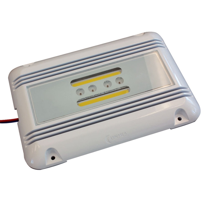 Lunasea LED Engine Room Utility Light – 16W – 3,200 Lumen Output, Ignition Proof, 10-40 VDC, 4000K Natural White LEDs [LLB-51WO-91-10]