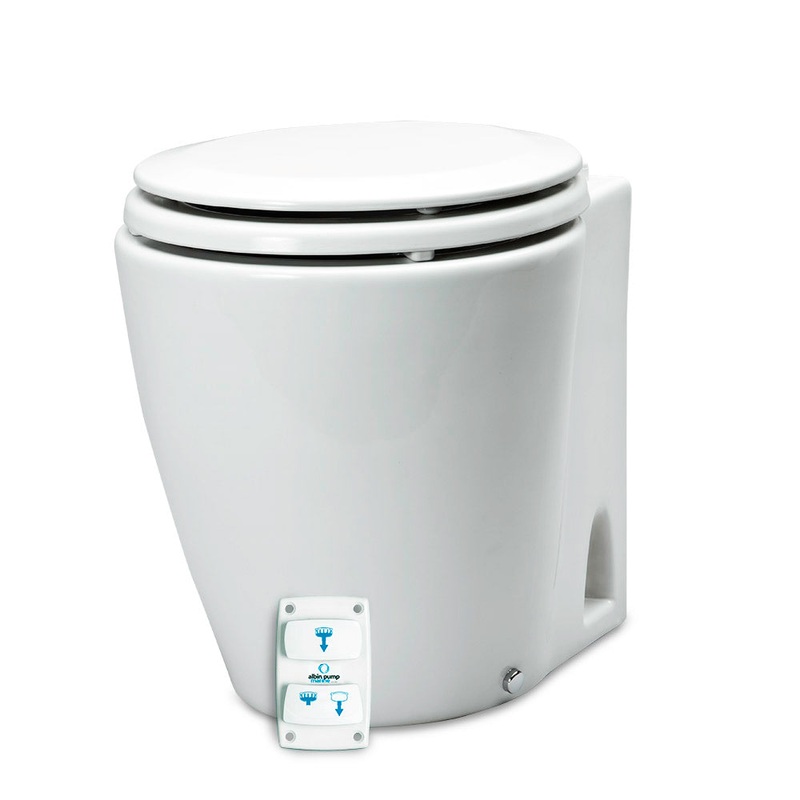 Albin Group Marine Design Marine Toilet Silent Electric – 12V [07-03-045]