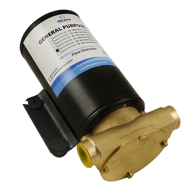 Albin Group Marine General Purpose Pump FIP F4 (12 GPM) – 12V [04-01-005]