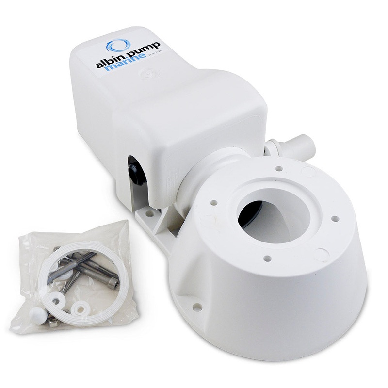 Albin Group Marine Standard Electric Toilet Conversion Kit – 12V [07-66-019]