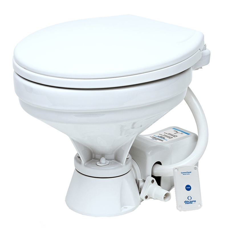 Albin Group Marine Toilet Standard Electric EVO Comfort – 12V [07-02-006]