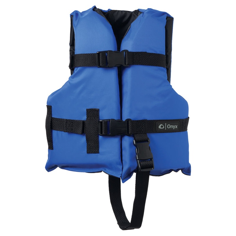 Onyx Nylon General Purpose Life Jacket – Child 30-50lbs – Blue [103000-500-001-12]