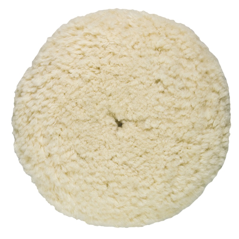 Presta Rotary Wool Buffing Pad – White Heavy Cut – *Case of 12* [810176CASE]