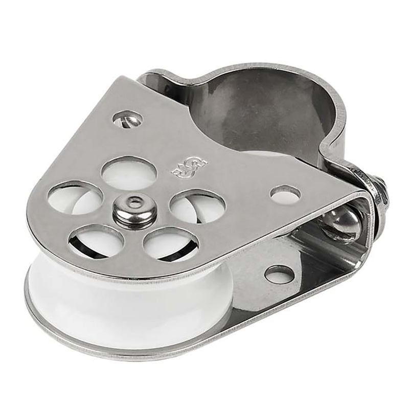 Schaefer Clamp-On Furling Line Stanchion Lead Block – 1″ Ball Bearing [300-34]