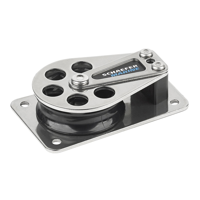 Schaefer Series 5 Flat Base Cheek Block – Stainless Steel Cheeks [505-11]