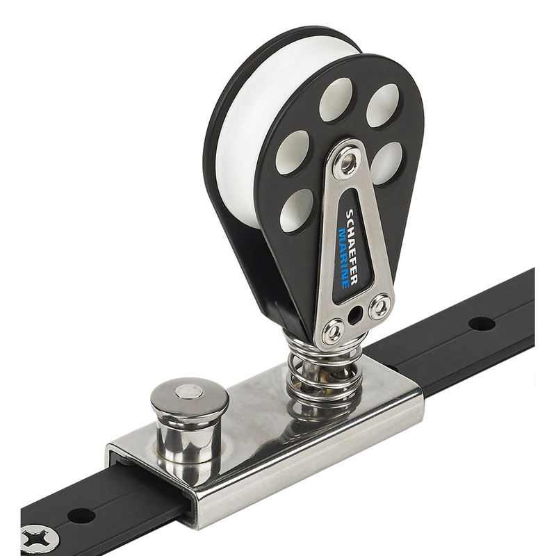 Schaefer Spring Loaded/Lined Slide/Aluminum f/1″ T-Track [504-82]