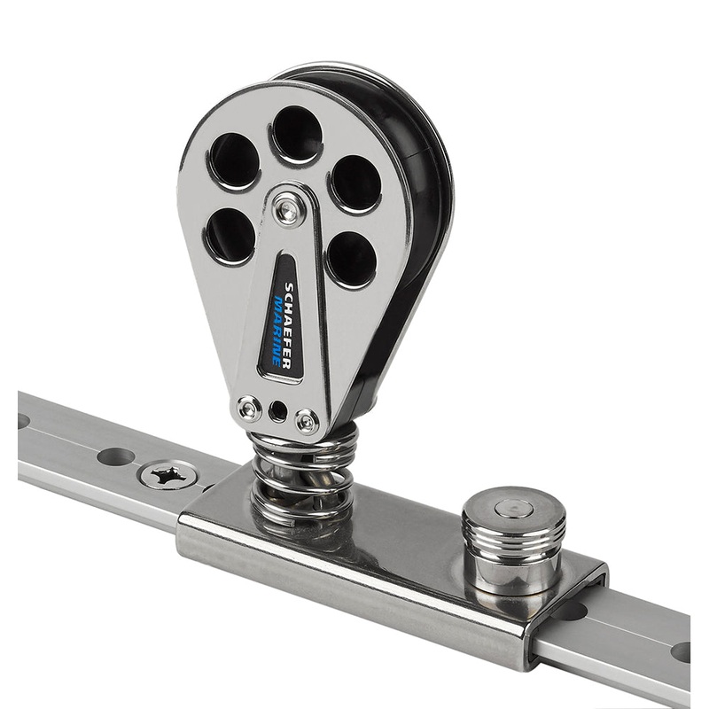Schaefer Spring Loaded/Lined Slide/Stainless Steel f/1-1/4″ T-Track [705-92]