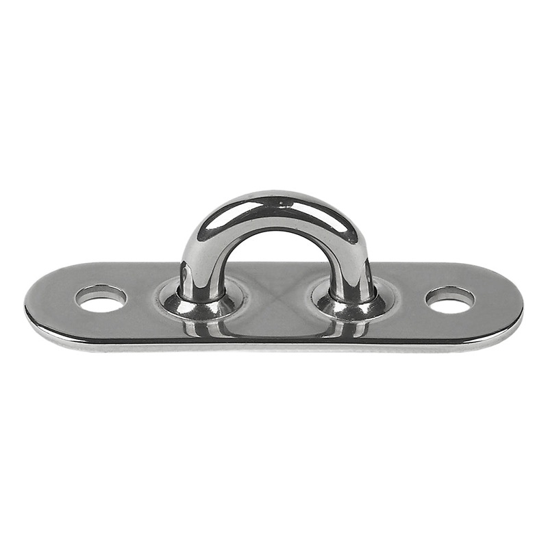 Schaefer Stainless Steel Welded Pad Eye – 2″L x 5/8″W [78-03]