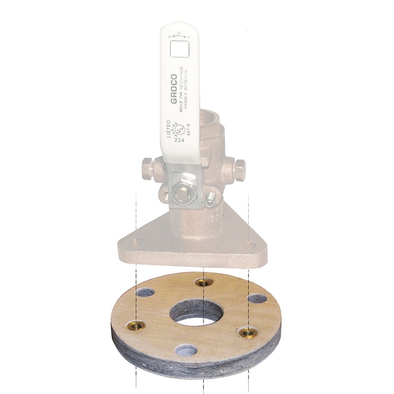 GROCO Backing Block f/3/4″  1″ Seacocks [BB-1]