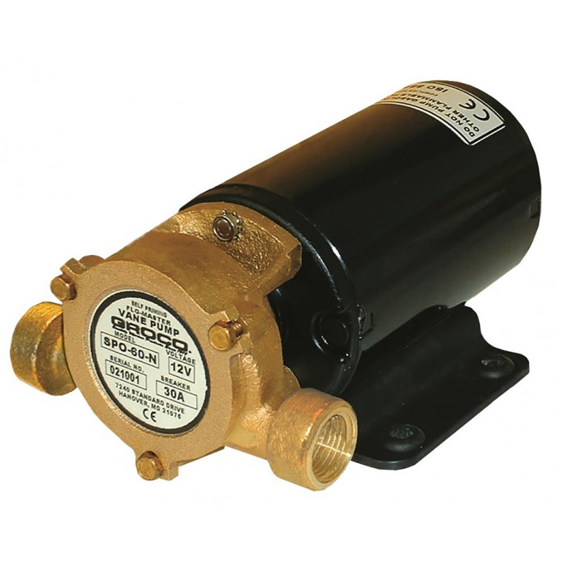 GROCO Heavy Duty Positive Displacement Vane Pump – 24V [SPO-60-N 24V]