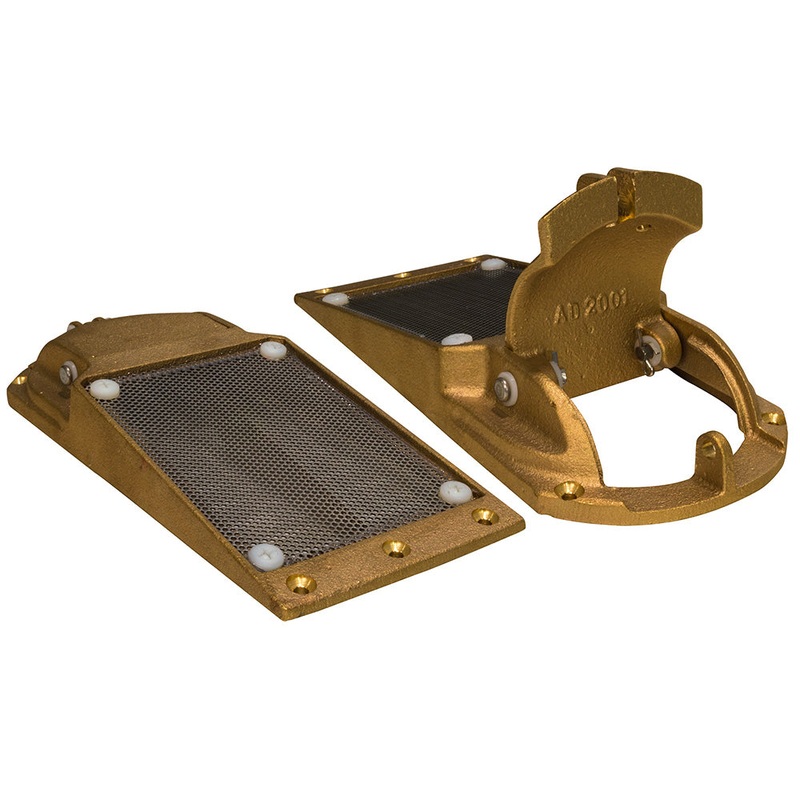 GROCO Perforated Hull Strainer w/Access Door 3″ Max Thru-Hull [APHS-3000-1]