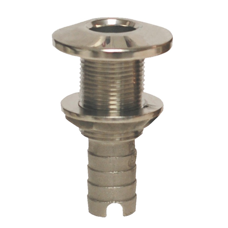 GROCO Stainless Steel Hose Barb Thru-Hull Fitting – 1-1/8″ [HTH-1125-S]