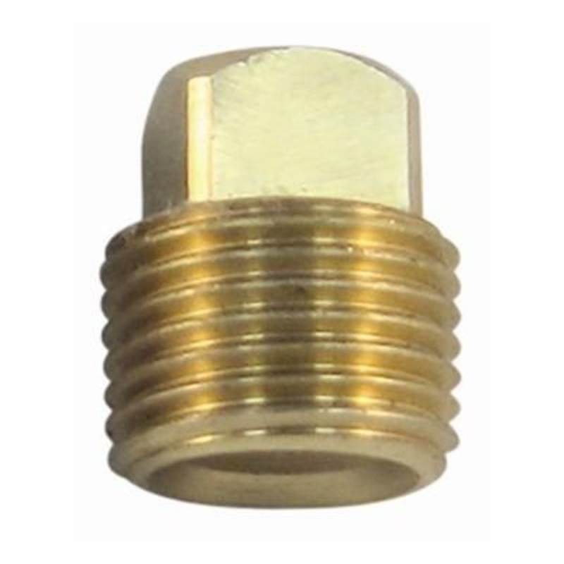 BRASS PIPE PLG 1/2″ 2/CD