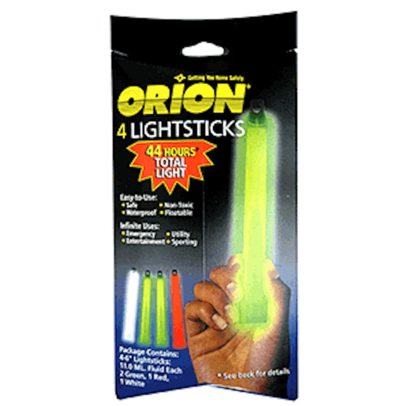 Lightsticks – 4-Pack Includes 2-Green, 1-White & 1-Red