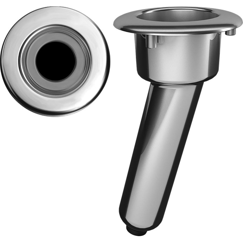 Mate Series Elite Screwless Stainless Steel 15 Rod  Cup Holder – Drain – Round Top [C1015DS]