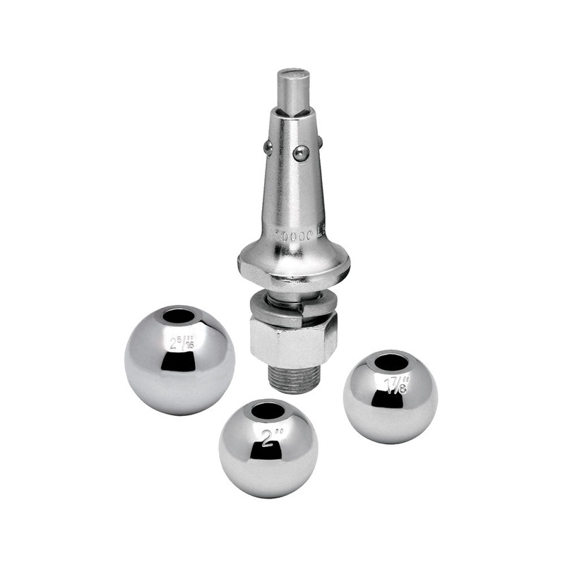 Draw-Tite Interchangeable Hitch Ball w/ 1″ Shank – 1-7/8″, 2″, 2-5/16″ Balls [63803]
