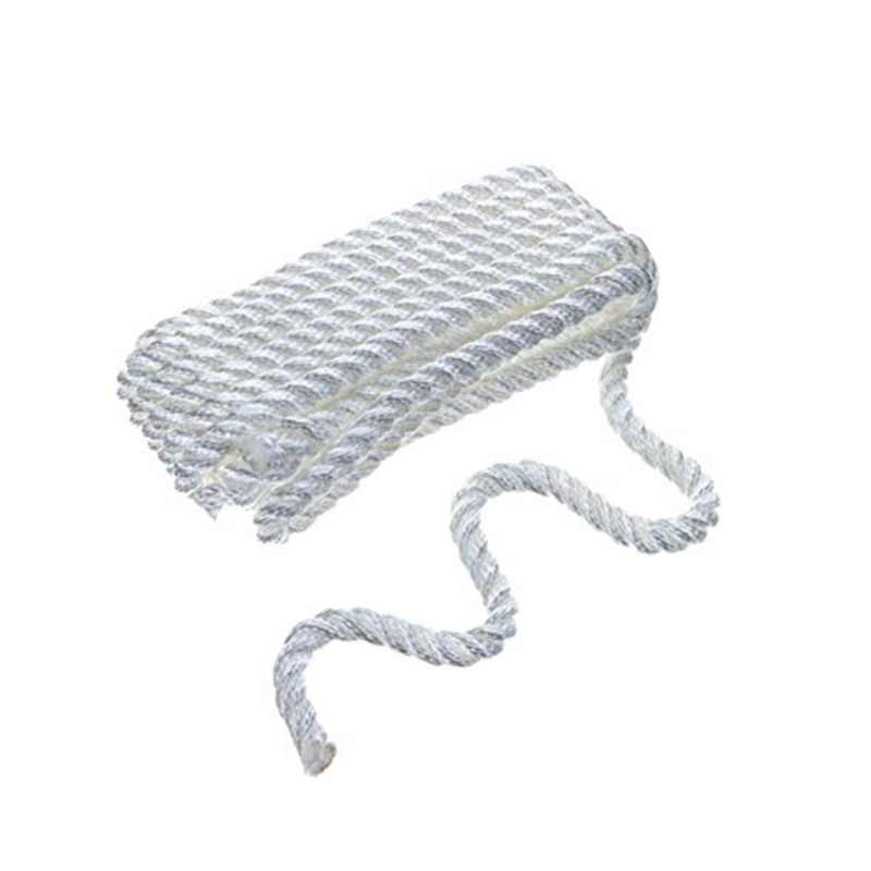 Seachoice 3 Strand Twisted Nylon White Dock Line 1/2″ x 30′