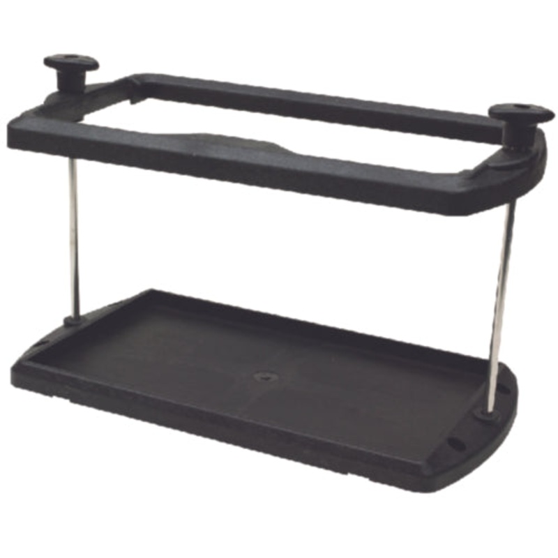 Battery Tray With Stainless Steel Hold Down Rods – Group 27