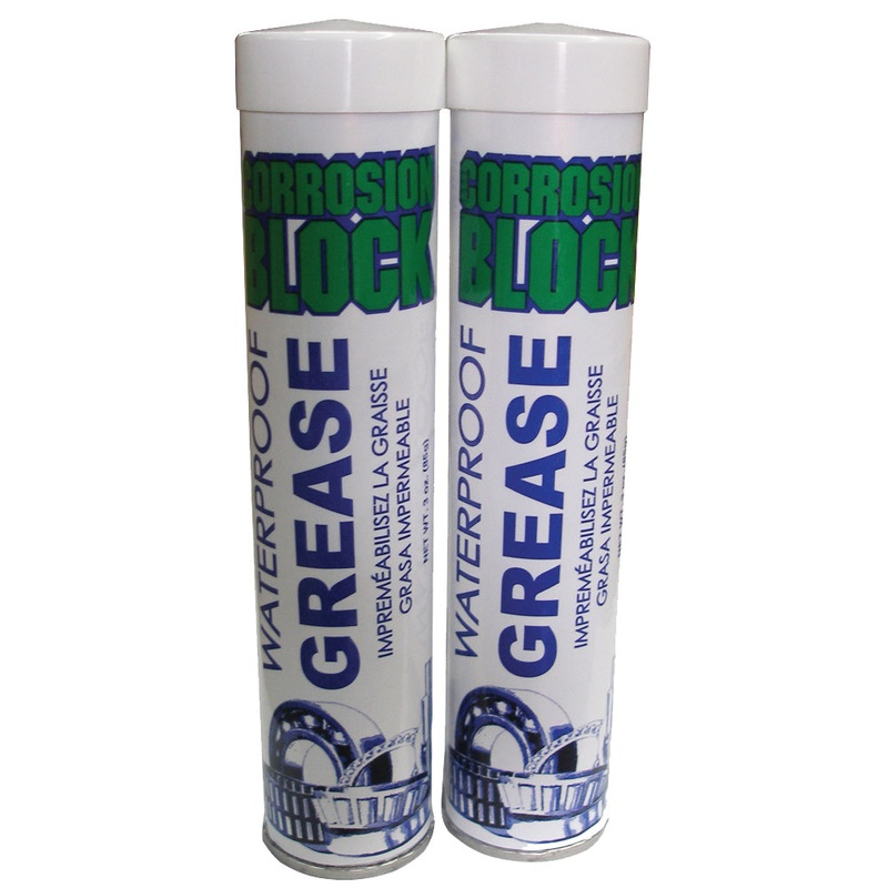 Corrosion Block High Performance Waterproof Grease – (2)2oz Tube – Non-Hazmat, Non-Flammable  Non-Toxic *Case of 6* [25003CASE]