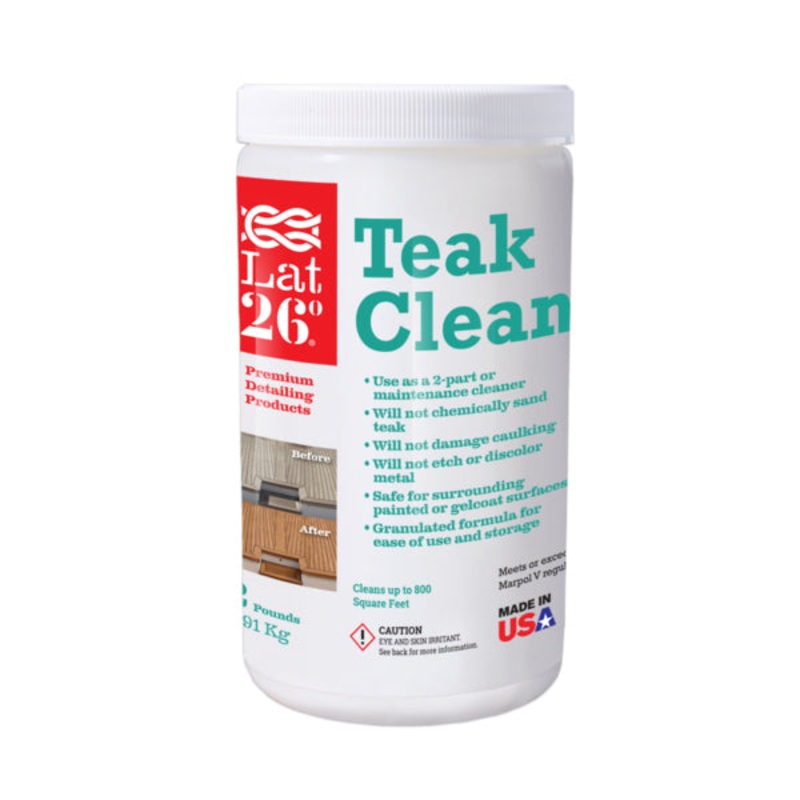 Lat 26 Teak Clean 2 LBS
