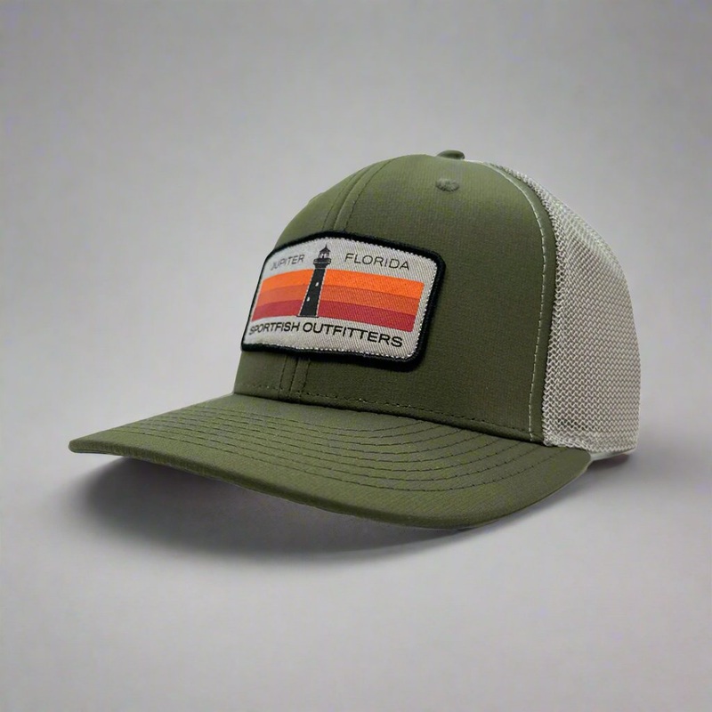 Lighthouse Hat UV Lite Olive / Grey