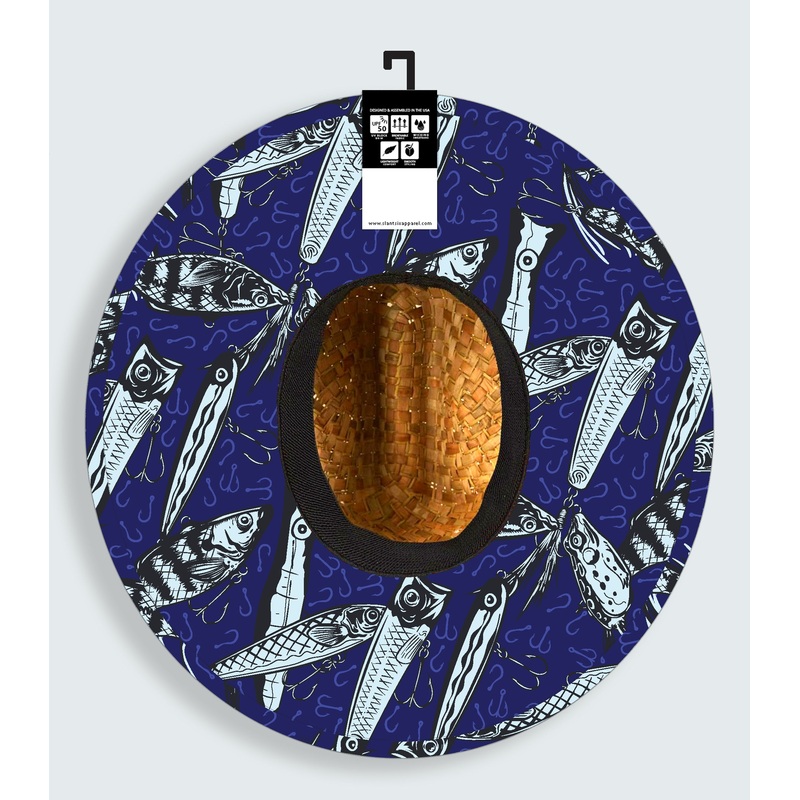 Slant Six Straw Hat – Baited Navy