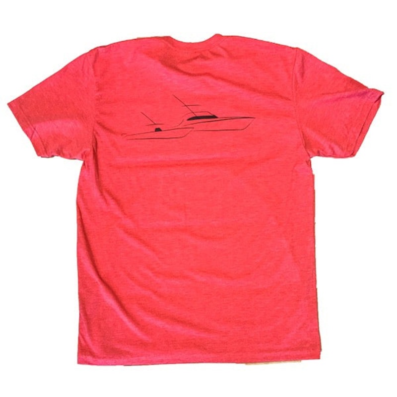 Sportfish Outfitters Mens Vintage Red Boats Only Shirt M Vintage Red