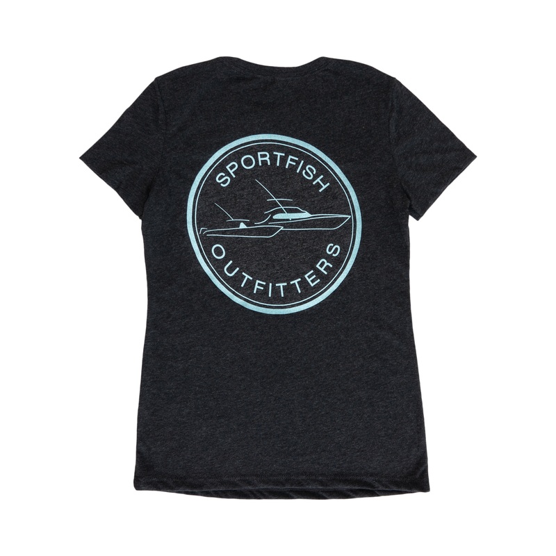 Sportfish Outfitters Women’s Vintage Black Shirt S Vintage Black