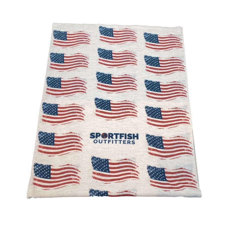 Sun Mask – American Flag American Flag White