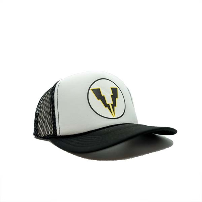 Deadrise Project Bolts Trucker Hat – Black/White
